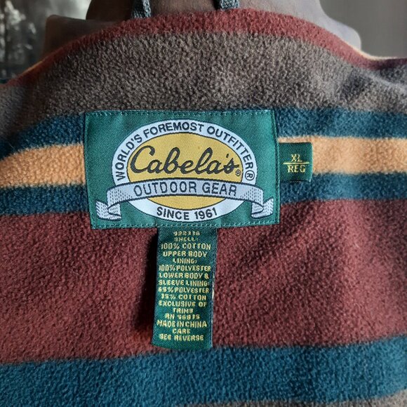 Cabela's Ranch Work Chore Barn Coat Sz XL Reg Men's Brown - Picture 14 of 16